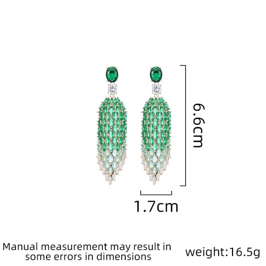 Fashionable Earrings Daily Accessories Women s Design Long Tassel Earrings Versatile Accessories Party And Holiday Gifts