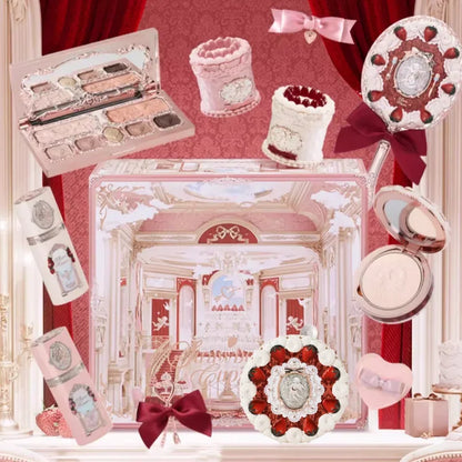 Strawberry Cupid Box Collection Make Up Sets Cosmetics Full Set Palette Pressed Powder Blush Lipstick Gift Box