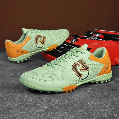 Fashionable sports style professional men's football shoes TF broken nail outdoor sports shoes effectively protect ankles