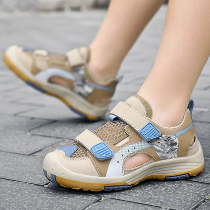 Summer Breathable Sport Sandals for Children Boys Outdoor Casual Beach Shoes Comfortable Non-slip Kids Fashion Sandal