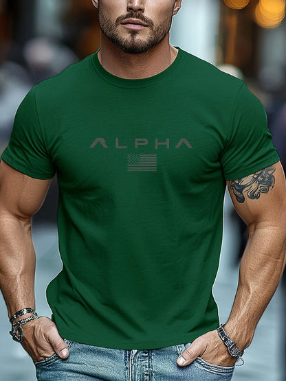 Men's summer 100 cotton fashionable casual loose solid color multi-color optional sports round neck short sleeved T-shirt top
