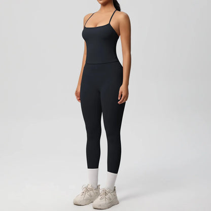 2PCS Yoga Set Nude Feeling Workout Sets Women Tracksuit Gym Push Up Fitness Running Workout Sportwear Sport Bra Leggings Suit