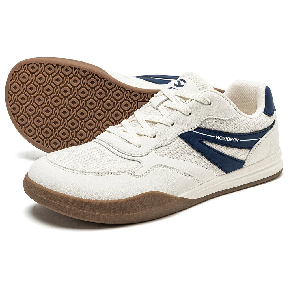Men's Wide Width Shoes Barefoot Lace Up Sneakers Lightweight Flexible Casual Walking Shoes for Unisex