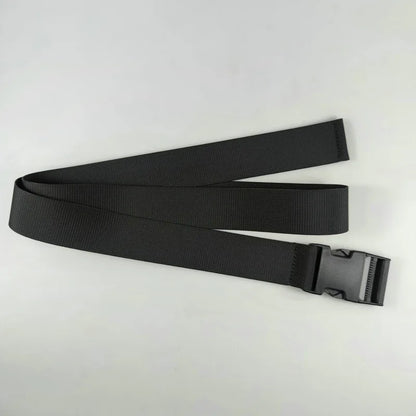Plastic Buckle Nylon Strap for Men's Outdoor Military Training Canvas Belt 100/110/120cm Available Black