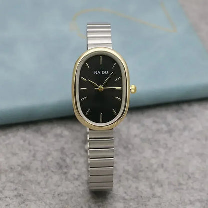 New Brand Steel Band Square Quartz Watch Retro Minimalist Temperament Small Dial Watch Female Student Wristwatch Dropshipping