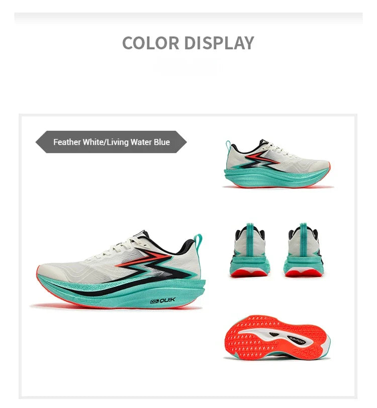 Degrees Flame 4.0 MIX Men Running Shoes Carbon Plate Racing Marathon Stable Rebound Wear-resistant Male Sneakers 672512204