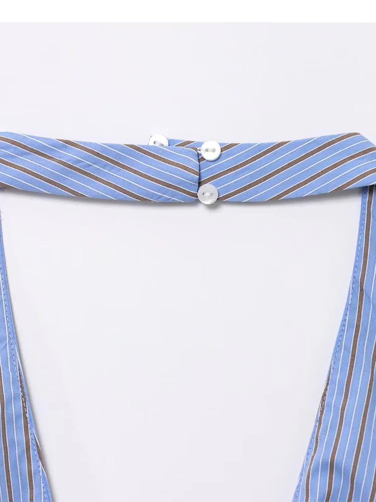 Women Summer Halter Camis Tank Tops 2025 Fashion Sweet Strapless Bow Female Elegant Street Backless Top Clothing