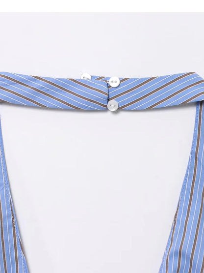 Women Summer Halter Camis Tank Tops 2025 Fashion Sweet Strapless Bow Female Elegant Street Backless Top Clothing