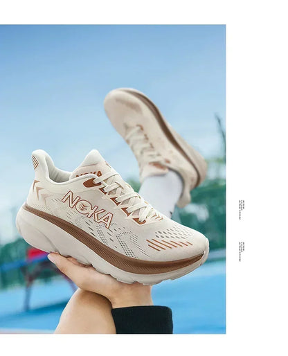 Men's Running Shoes Outdoor Couple Non-Slip Jogging Breathable Cushioning Luxury shoes Trainer Race Sneakers Mesh Off-road Shoes