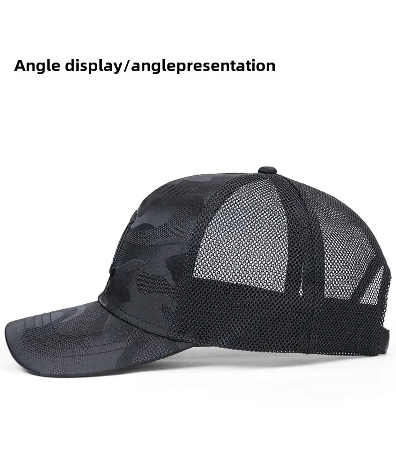 Big Head Man Large Size Mesh Baseball Hats Male Outdoors Plus Size Sport Caps Dad Oversize Trucker Cap 60cm 62cm