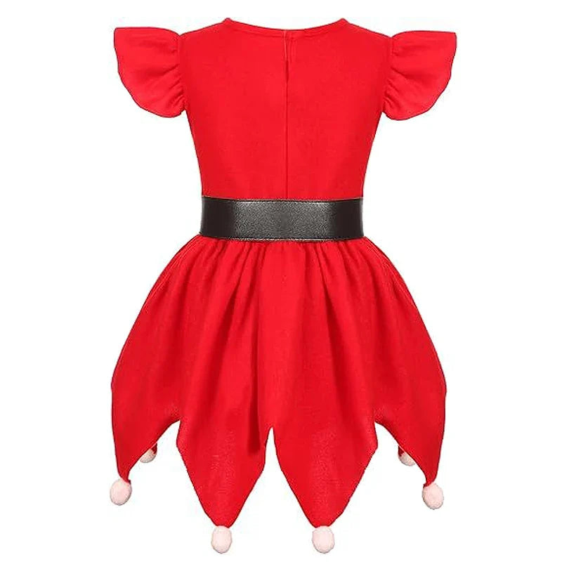 2025 Children's New Year Clothing Girl Cosplay Christmas Dress Girl's Christmas Outfit Carnival Party Costume Christmas Gift
