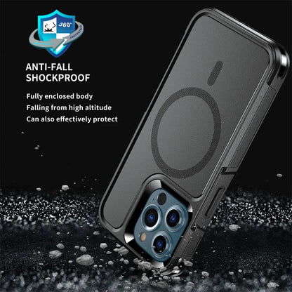 Magnetic Case for iPhone 16 15 14 Pro Max Plus 13 mini 12 for MagSafe Military Grade Drop Protective Tough Shockproof Case