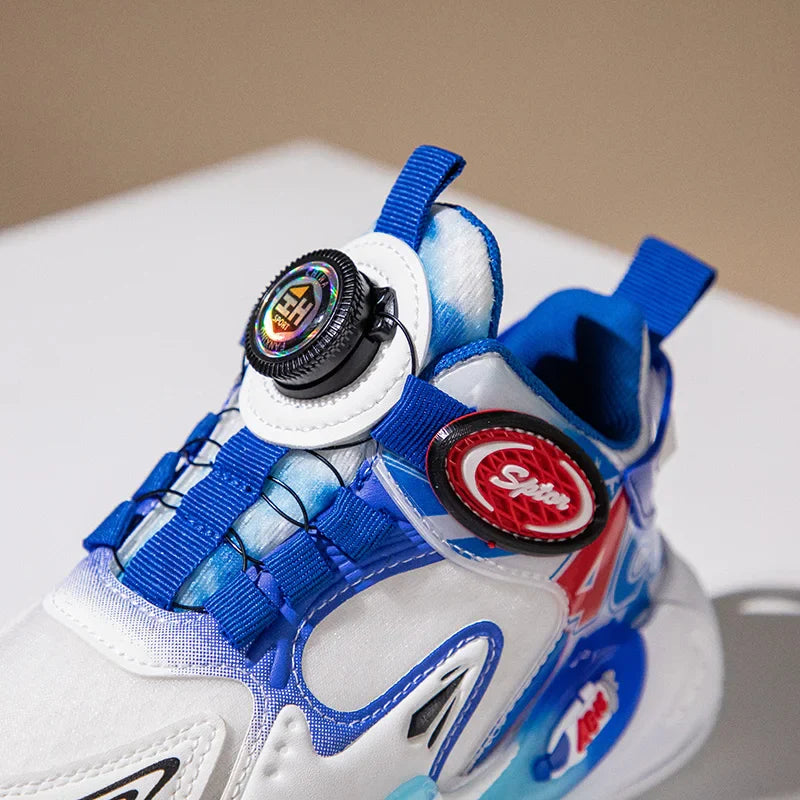 Baby Boys Summer Hot Sale Fashion New Soft Thick Sole Basketball/Football Sneakers Thick Sole Kids Sports Vulcanized Shoes