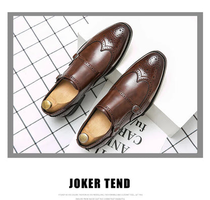 Formal Leather Shoes For Men Classic Casual Business Shoes Men High Quality Men's Dress Shoes Wedding Offcie Social Brogues Shoe