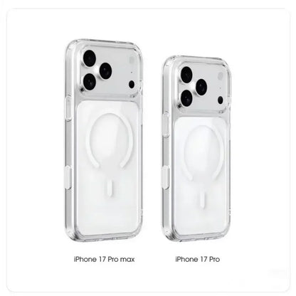 Magsafe Case For iPhone 17 Pro  17 Pro Max 17 Back Cover Transparent magnetic Wireless Charging