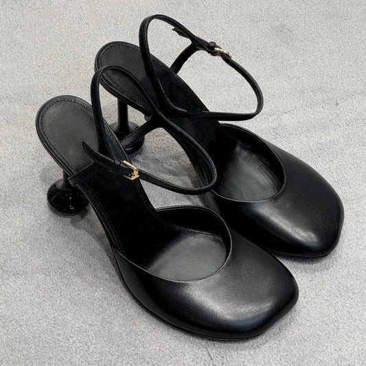 Sexy Designer High Heels Women Strange Heel Ankle Strap Banquet Party Shoes Women Pumps Fashion Brand Sandals Female Tacones