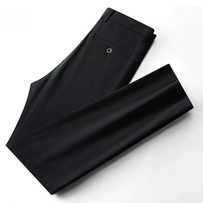 Men's Casual Pants: Breathable & Lightweight for Summer Comfort Business Casual Men's Work Trousers