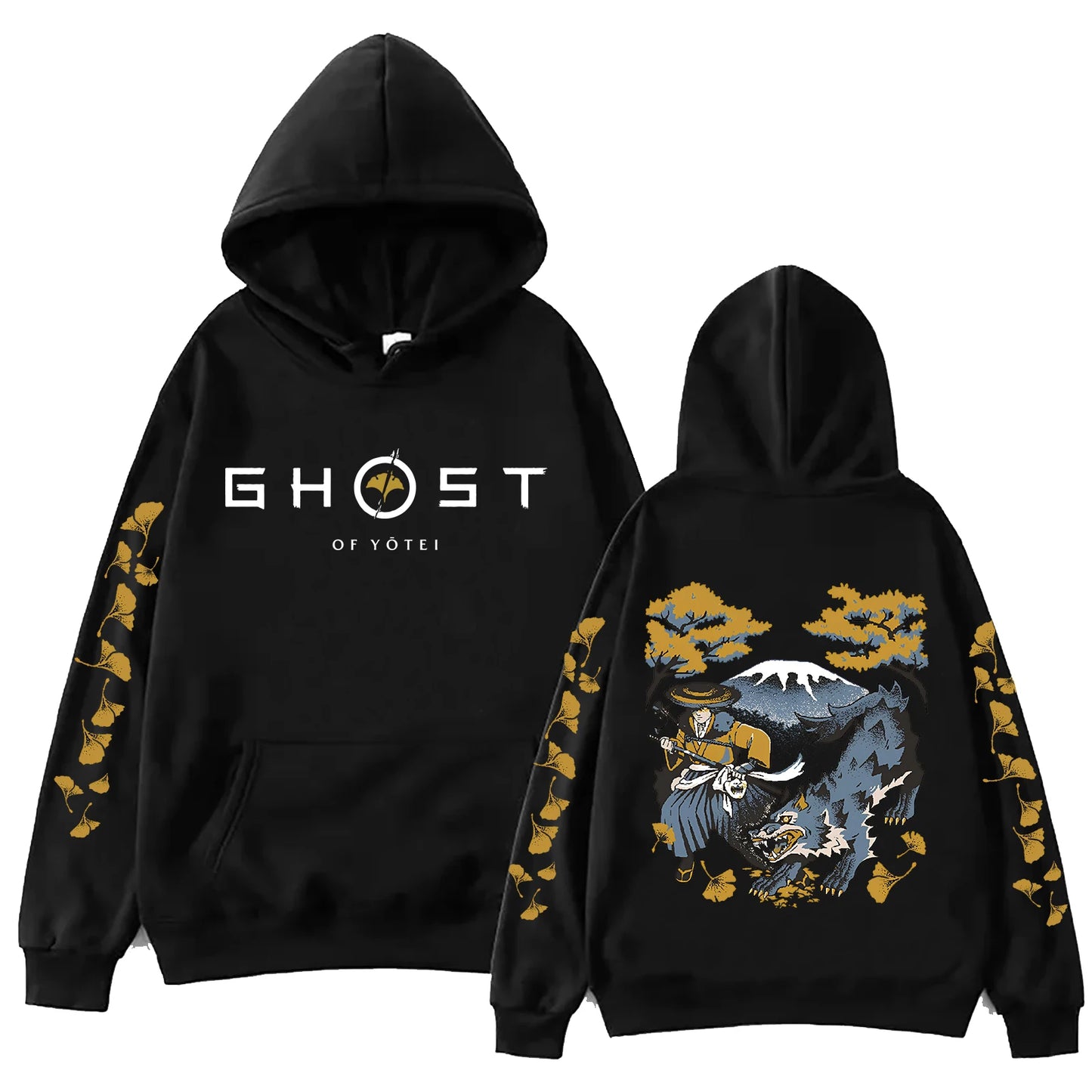 Moletom Masculino e Feminino Ghost of Yotei 2025 Moletom Masculino Feminino Harajuku Game Merch Pullover Tops Presente