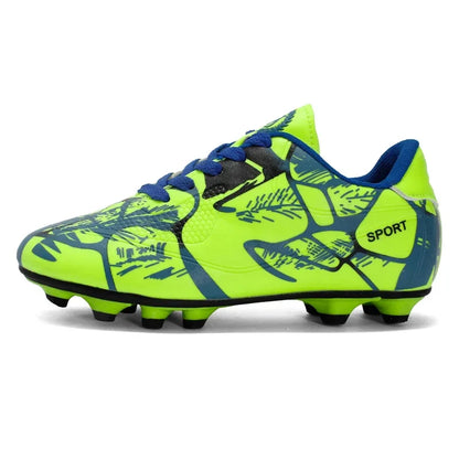 Children Soccer Shoes Sports Society Field Boy Football Shoes Futsal Fast Indoor Sneaker Original Ankle Cleats Football Boots