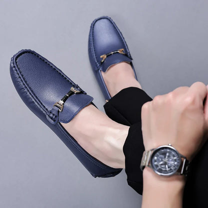 Men Loafers Shoes Formal Dress Shoes Business Casual Shoes for Men Wedding Party Office Shoes Soft PU Leather Loafers Men