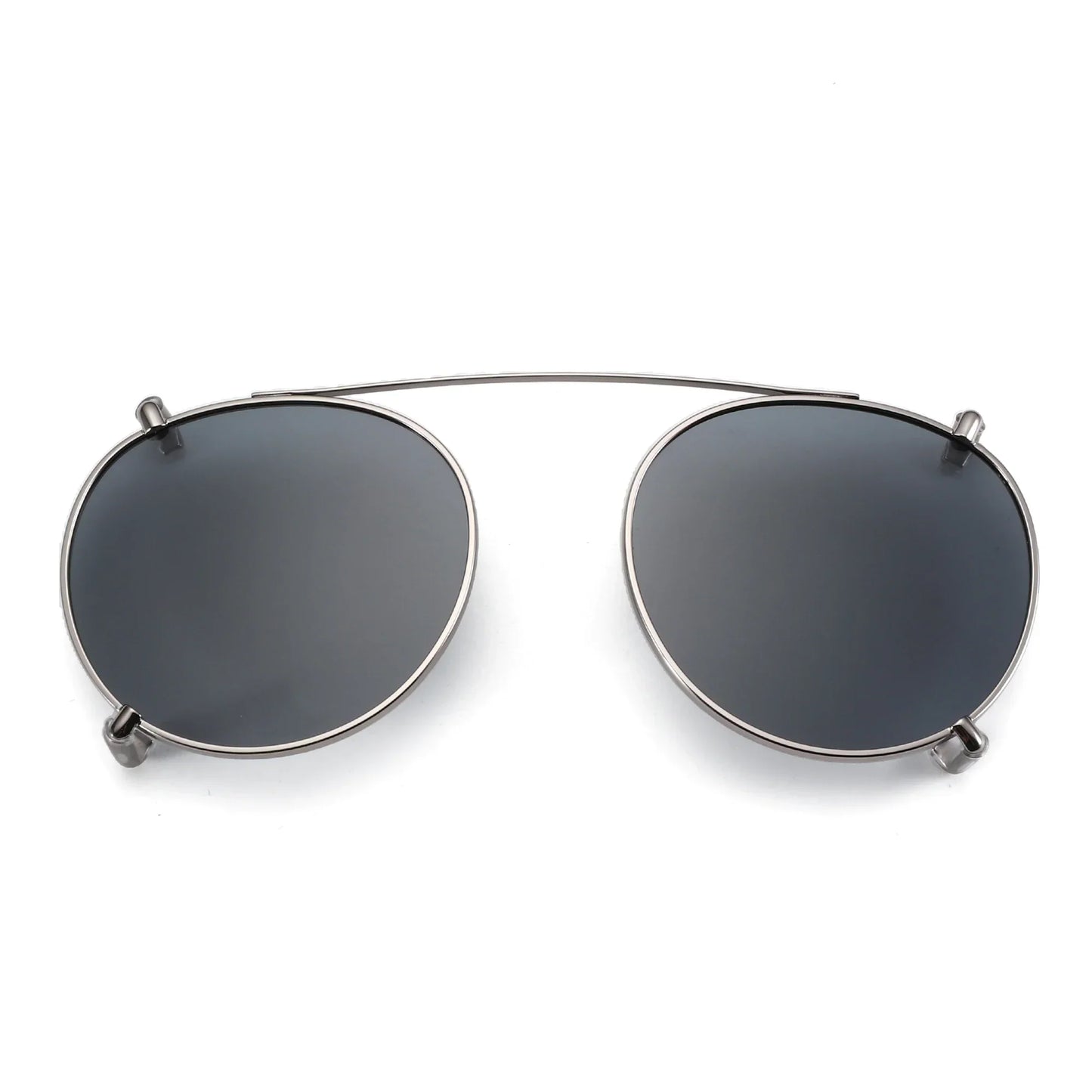 Steampunk Style Glasses (Anti Blue Light Blocking Eyewear) + Clip Lenses（Polarized Sunglasses Clips）for Women Men