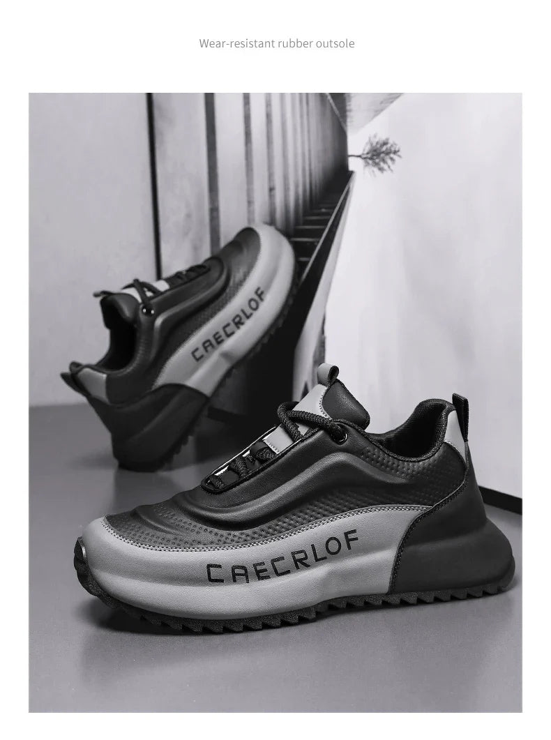 Brand protection 2026 new men's lightweight non-slip breathable wear-resistant running sports fashion versatile casual shoes