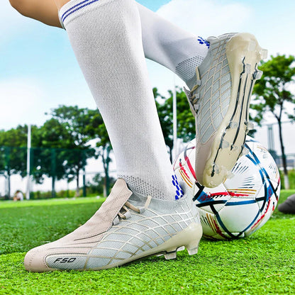 8552 High Quality Mens Soccer Shoes Training Non-Slip Turf Soccer Cleats TF/FG Football Sneakers Chuteira Campo F50