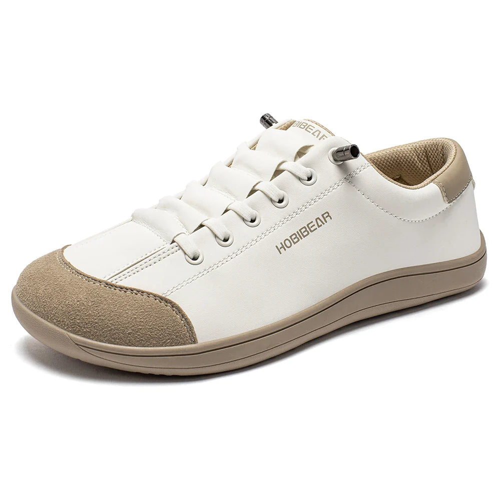 Barefoot Shoes Unisex Wide Toe Artificial Leather Sneakers Zero Drop Slip On Outdoor Lightweight Comfortable Shoes