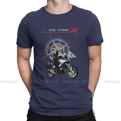 Adventure Motorcycle Tour T Shirt Vintage Grunge Large O-Neck TShirt Top sell  Harajuku Men's Clothes 