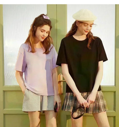 2026 Summer New Trendy Brand INS Pepsi Cola Joint T-shirt Sprite Coca-Cola Men's and Women's Loose Cotton Couple's Short Sleeves