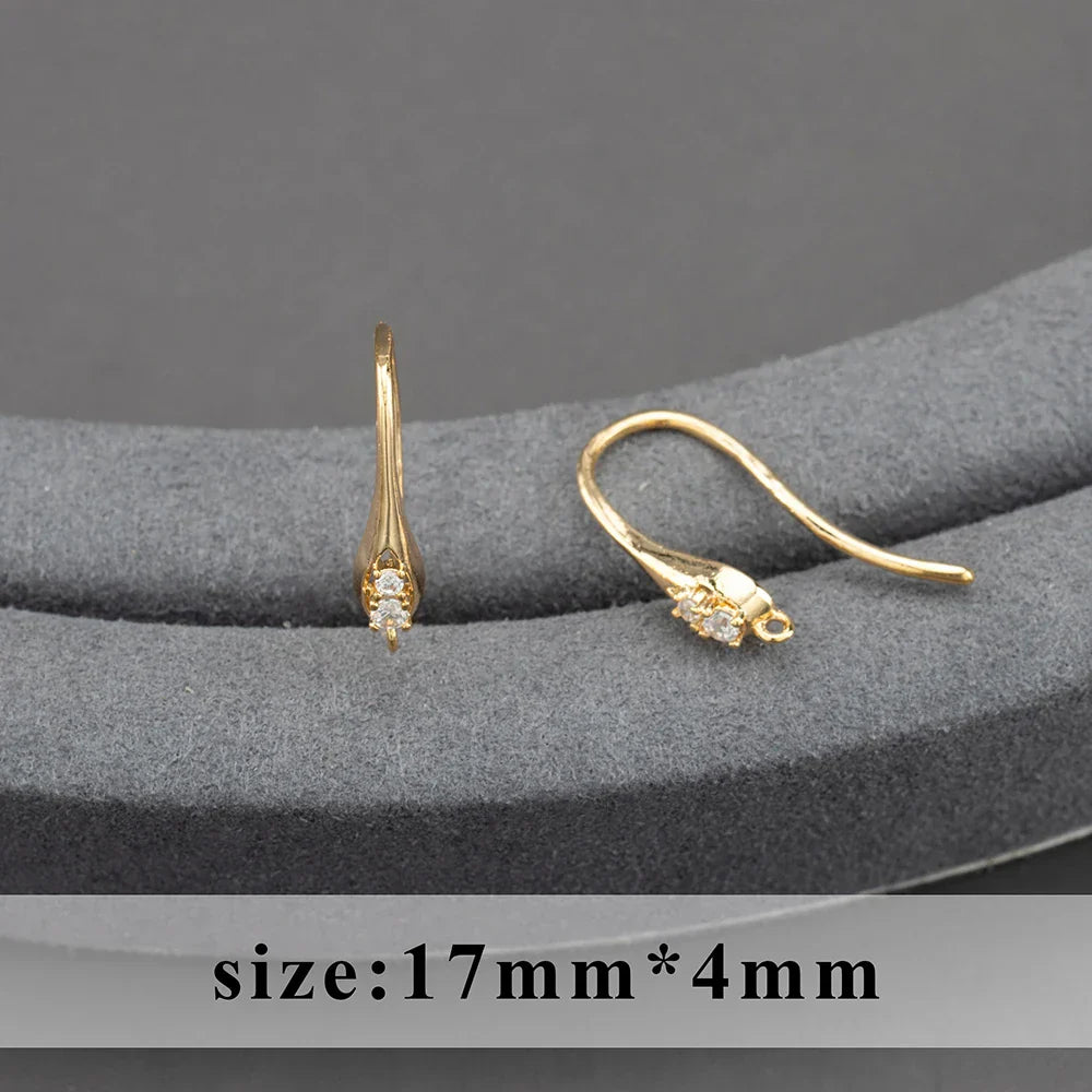 20pcs/lot M800 jewelry accessories,pass REACH,nickel free,18k gold plated,copper,connector,diy earrings,jewelry making