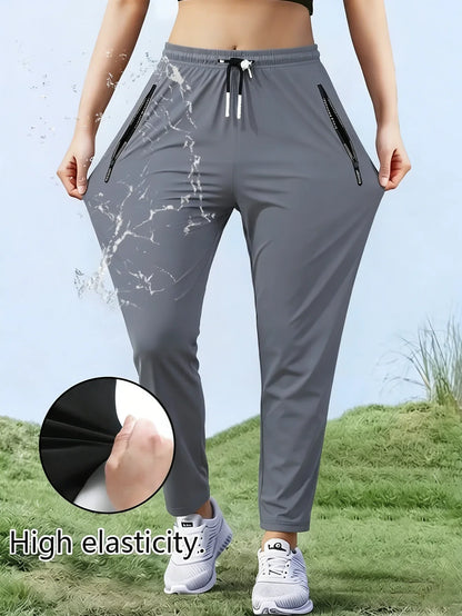 Men Gift Man Tracksuit Trousers Summer Ice Silk Quick-Drying Running Sports Fishing Sweatpants Football Jogger Pants Casual Gym
