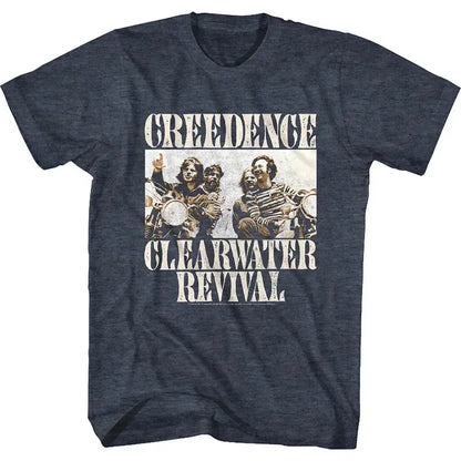 Short Sleeve Creedence Clearwater Revival Bikers Oversize T Shirt Funny Men Women T-shirt Cotton Streetwear Tops Tee Clothing