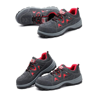 Steel Toe Safety Shoes Labor Protection Anti Smashing & Piercing Comfortable And Secure Work Footwear