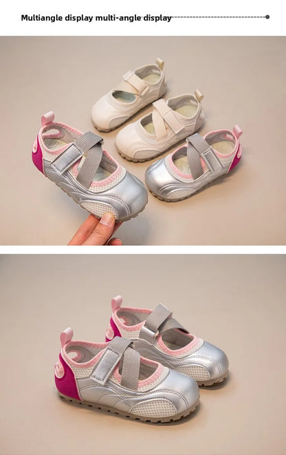 New Spring New Children Casual Shoes for Girls Non-Slip Breathable Casual Toddler Footwear Shoes for Daily Wear Soft Comfortable