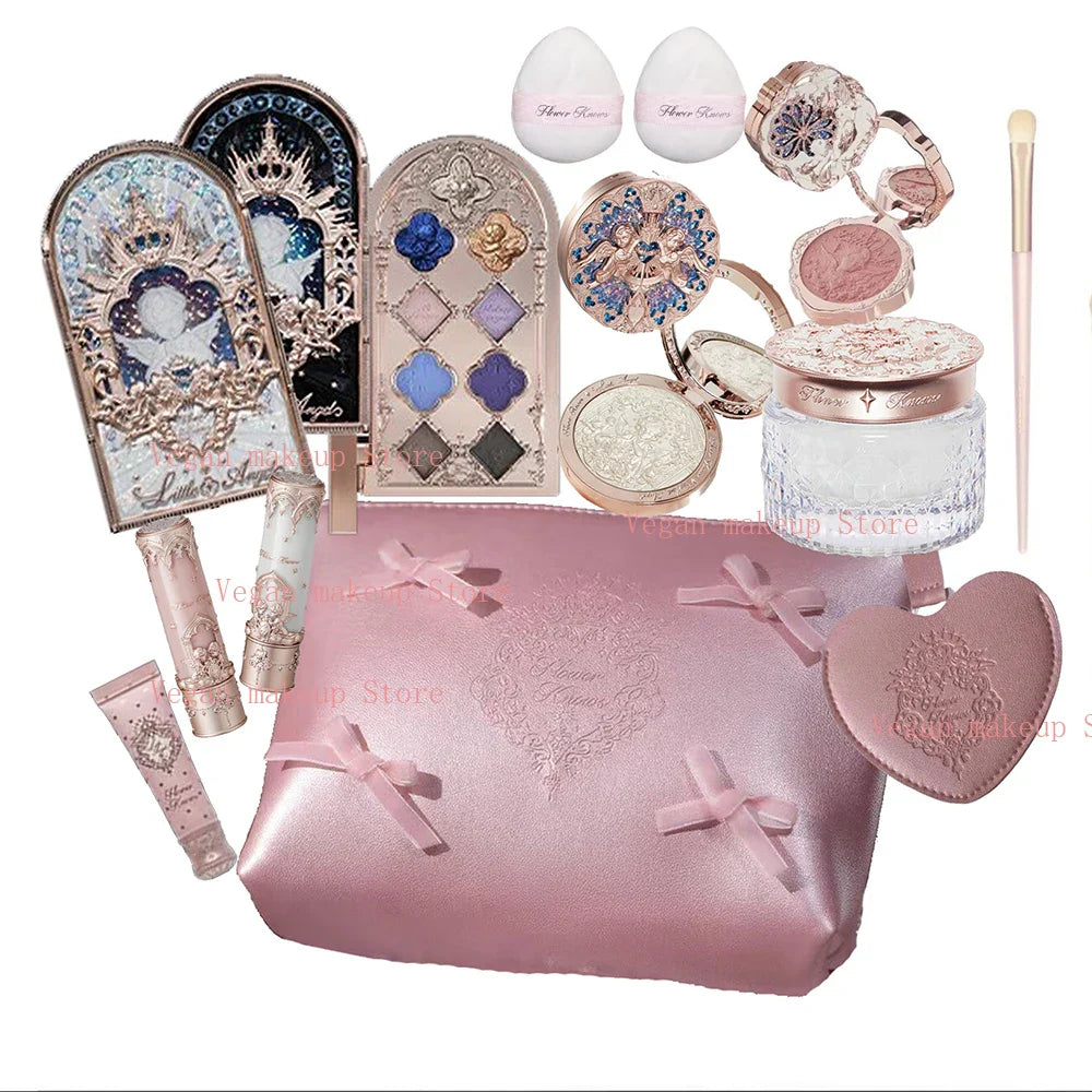 Makeup Set Little Angel Collection Make Up Gift Box Eye Shadow Blush Matte Lipstick Highlighter Full Kit All In One