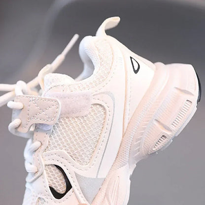 Children's Sports Casual Shoes for Boys and Girls Breathable Mesh Running Shoes Kids Basketball Shoes Lightweight Comfortable