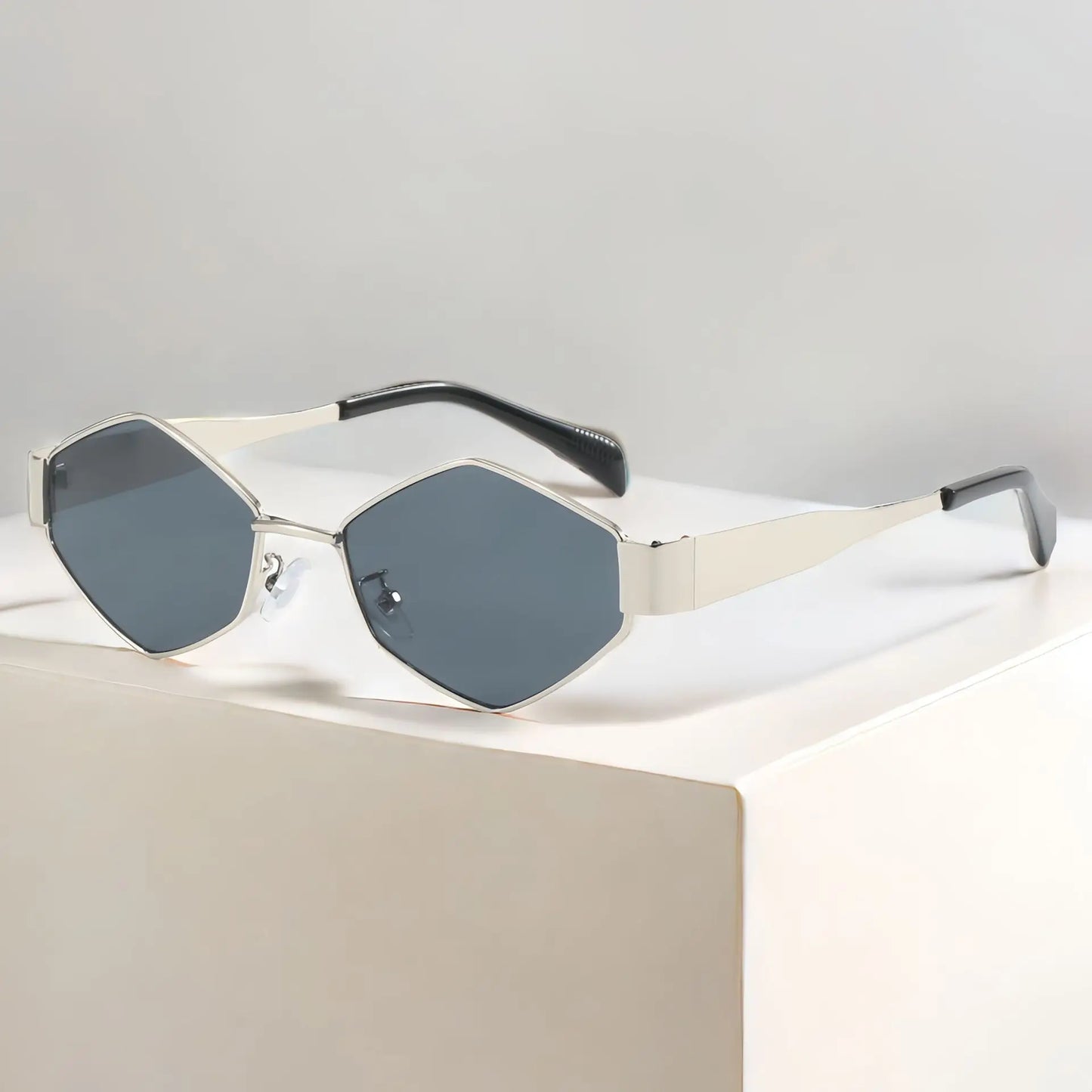 Sunglasses Women Steampunk Shades Retro Y2K Sunshade Mirror