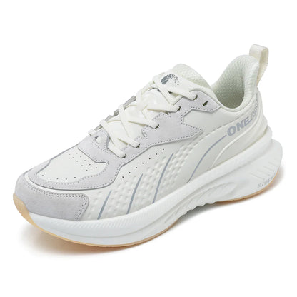Winter Running Shoes for Men Leather Warm Sport Shoes Wear-resistant Female Jogging Training Shoes Black Walking Sneakers