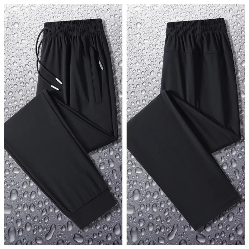 Outdoor Hiking Windproof Breathable Ice Silk Pants for Men Fashionable Trendy Soft Breathable Comfortable Versatile Casual Pants