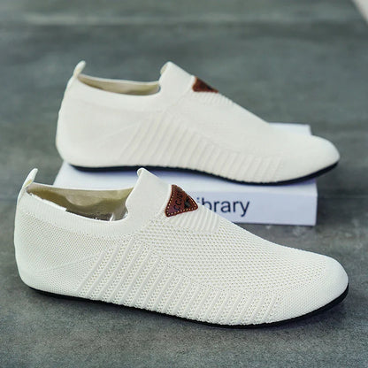 Men's Shoes Breathable Thin Bottom Light Driving Loafers Casual Socks Shoes Men Slippers Comfortable Walking Mens Shoes