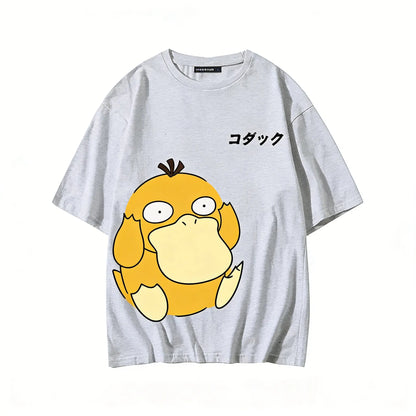 Graphic T-shirt Man Women Short Sleeve Tee Anime Print Casual Tops Summer Streetwear Unisex Y2k Clothes