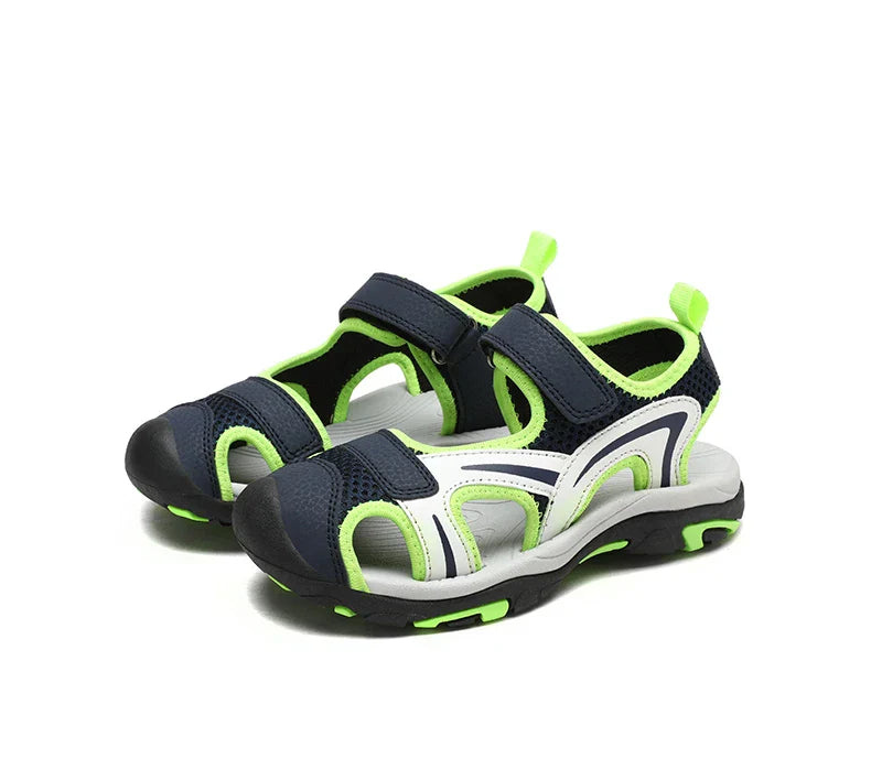 2025 Summer Boys Sandals Kids Shoes Fashion Flats Toddler Baby Girls Sandals Non-slip Casual Beach Children Outdoor Shoes