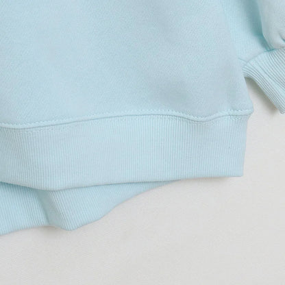Embroidery Sweatshirt Women Casual Fleece Jumper Tigger Cheshire Cat Cartoon Loose Pullover Top O Neck