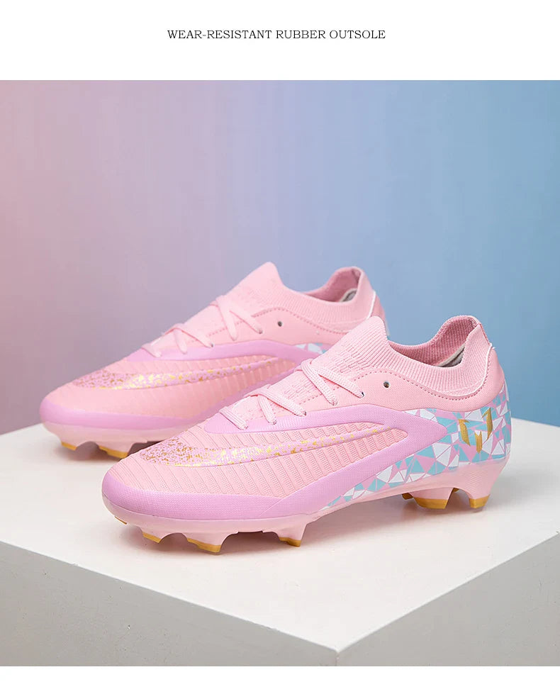 New Kid Match Boys Professional Non-Slip Comfortable Football Boots Sneakers Match Soccer Shoes Outdoor Sports Shoes Unisex