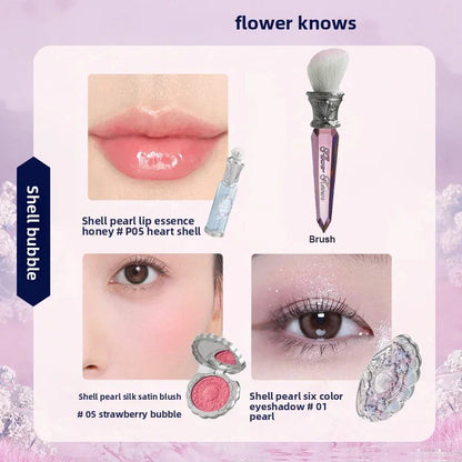 Makeup Sets Little Angel Bunny Garden Lip Glaze Blush Shell Jewelry Birthday Gift Kit De
