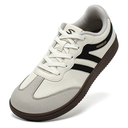 Wide Toe Shoes Mens Womens Minimalist Fabric Sneaker Lace Up Casual Walking Shoes