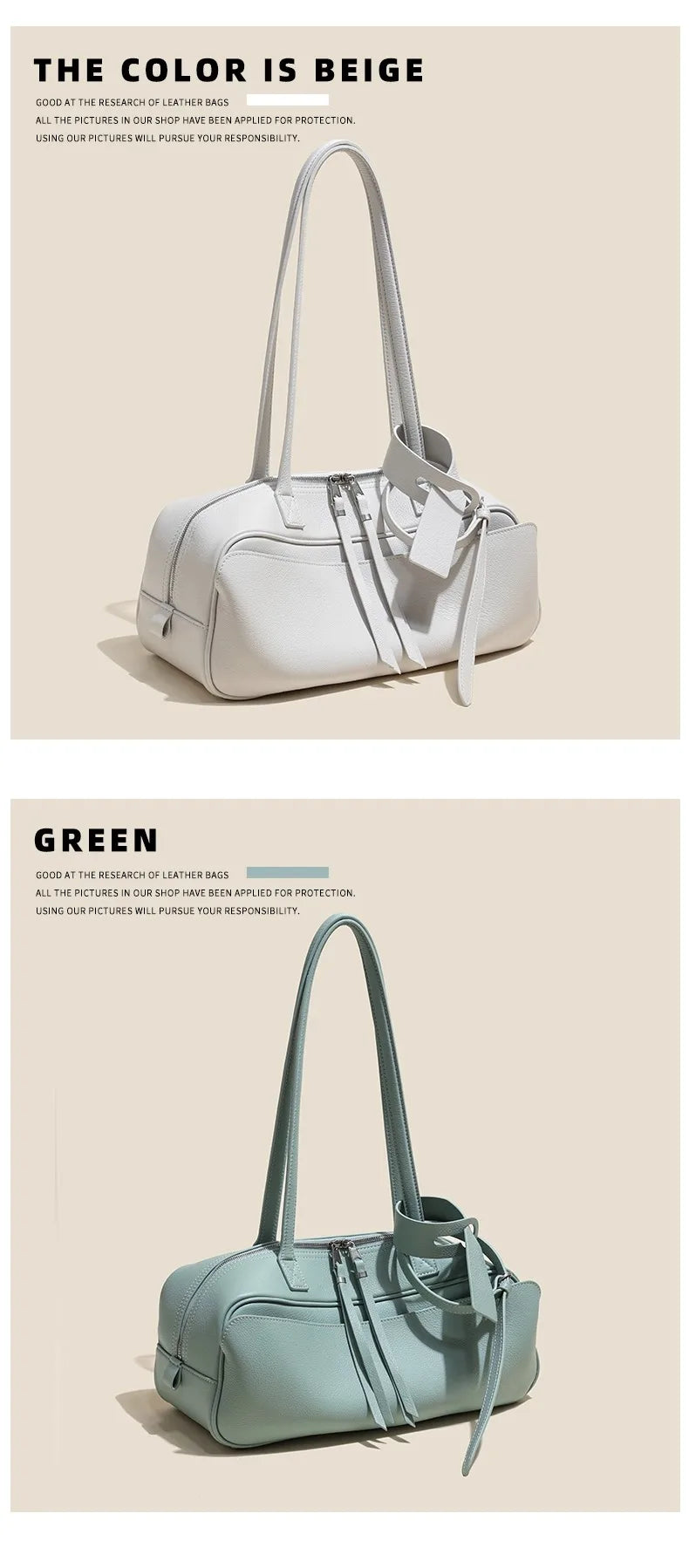 High version genuine leather pillow bag for women 2025 new all-match large capacity first layer cowhide bowling bag for women