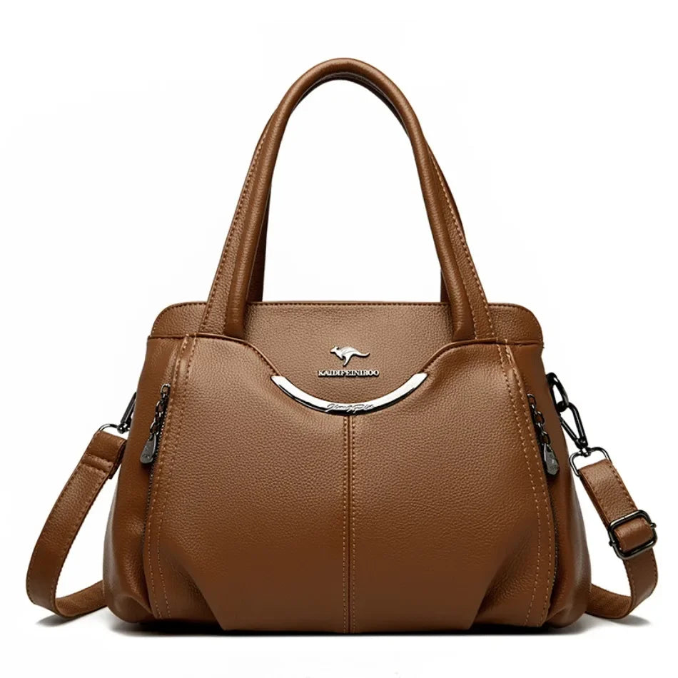 Luxury Purses and Handbags High Quality Soft Leather Shoulder Crossbody Bags for Women 2024 Elegant Tote Messenger Sac A Main