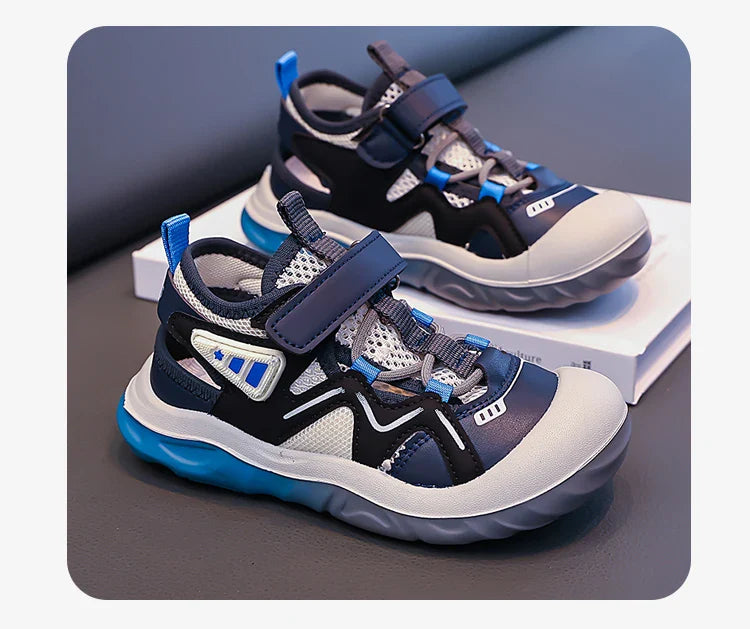 Luxury Kids Shoes Boys Sandals Non-slip Outdoor Hiking Sports Shoes Children Breathable Comfort Sports Sandals for Boy